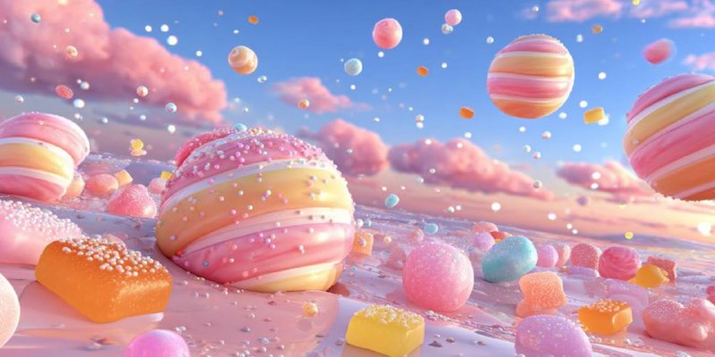 Пастельный фантазийный мир из истории Birthday Cake проекта «Лодочка»